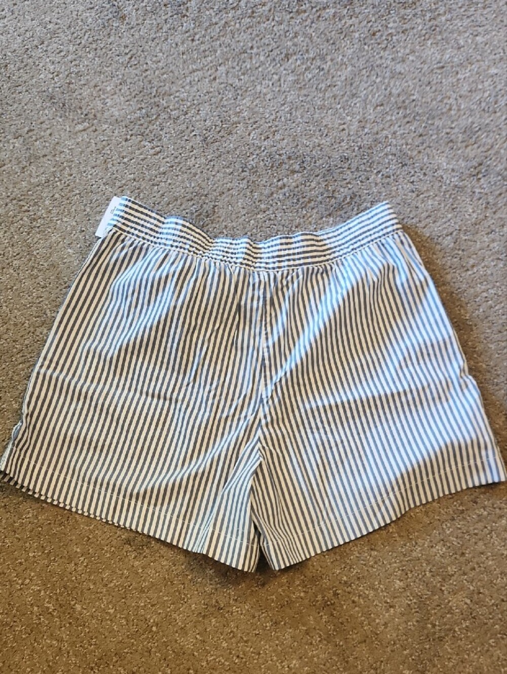 GAP Blue and White Striped Women's Shorts - Picture 5 of 8